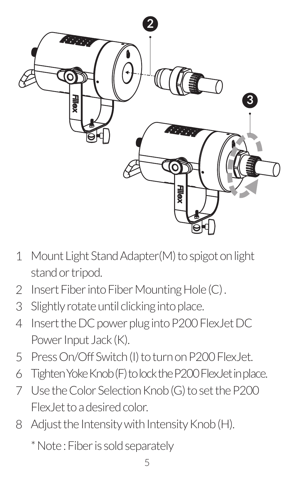 Fiilex P200 User Manual | Page 7 / 11