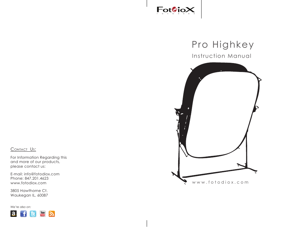 Fotodiox Pro Highkey User Manual | 4 pages