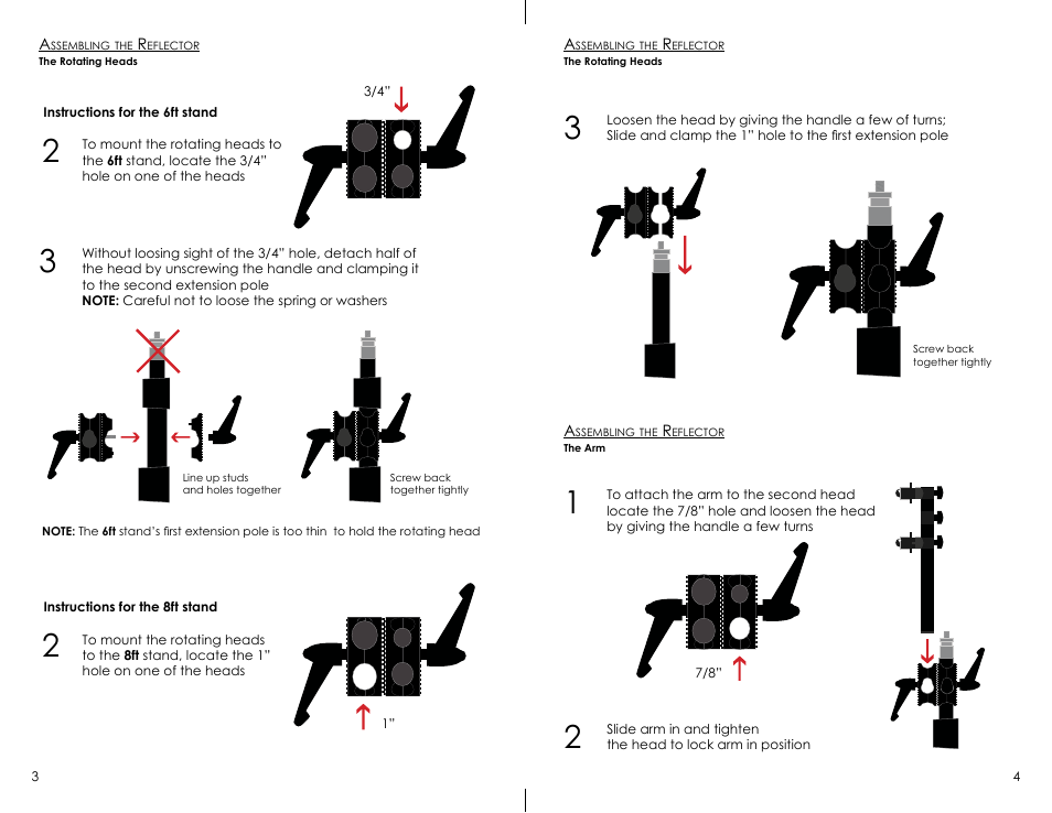 Fotodiox Reflector Arm User Manual | Page 3 / 4