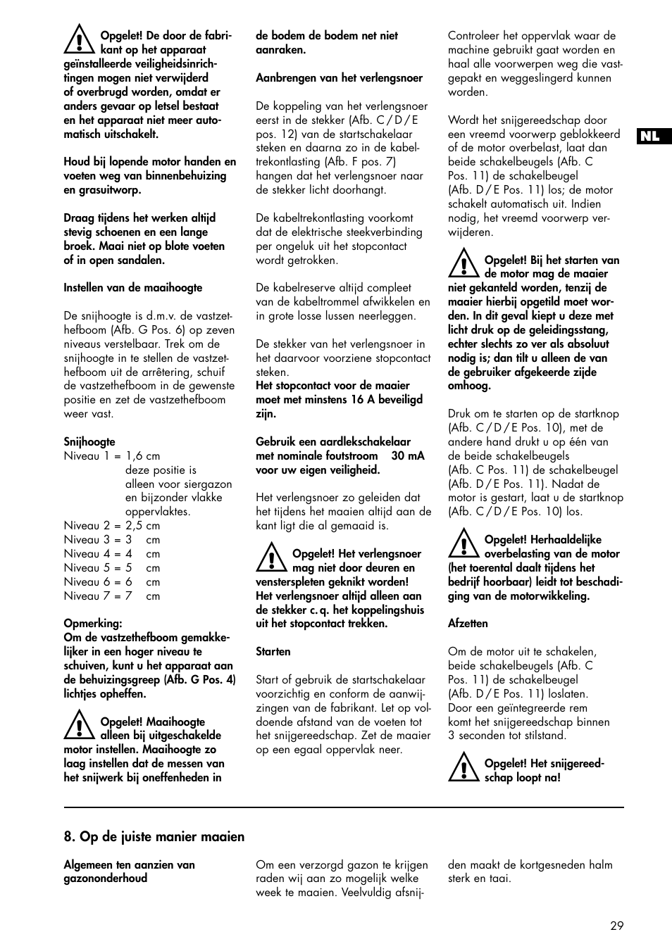 Brill 33 EF User Manual | Page 29 / 72