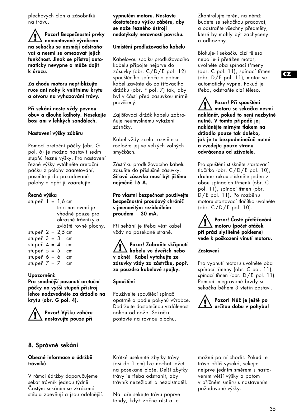 Brill 33 EF User Manual | Page 35 / 72