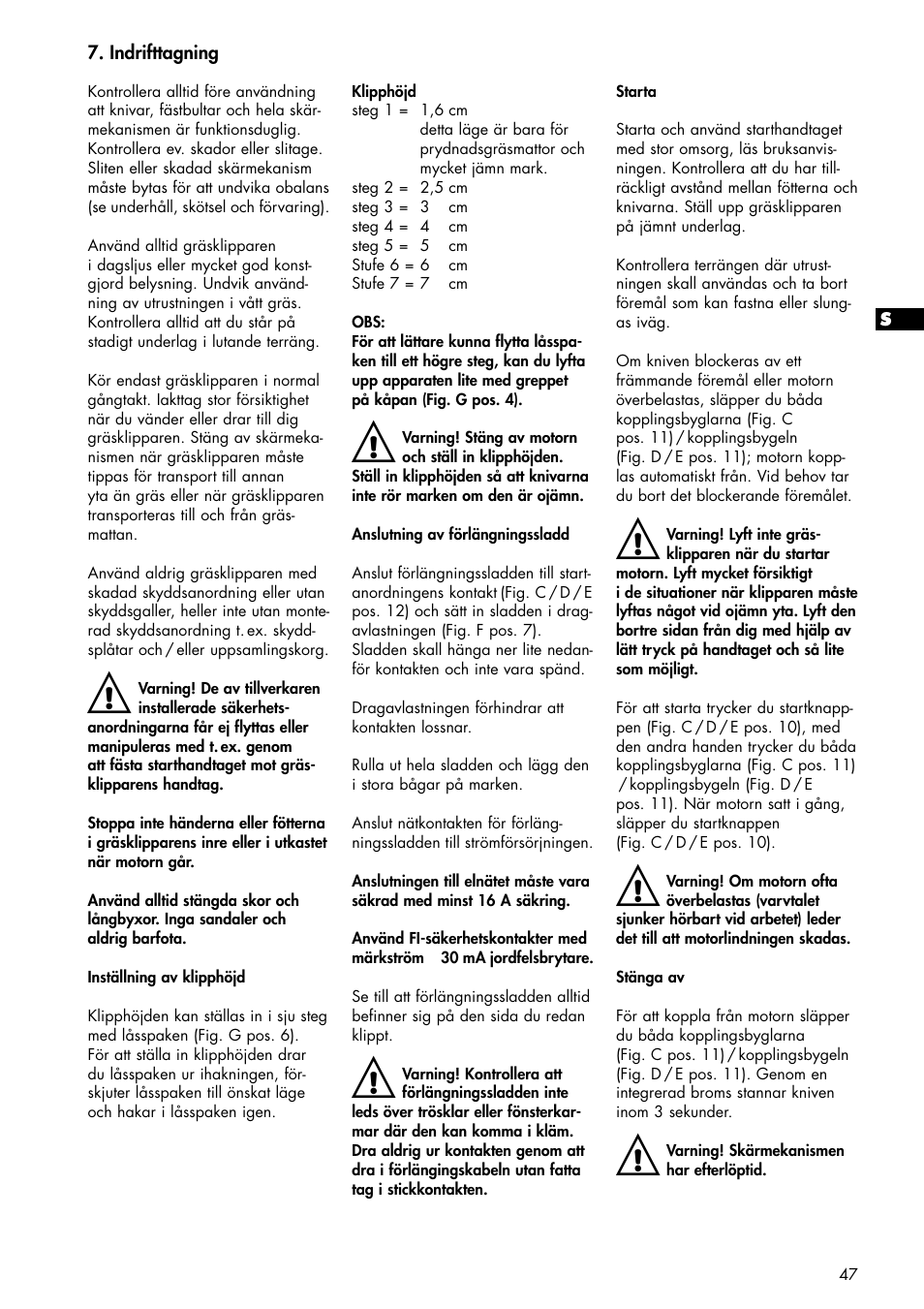 Brill 33 EF User Manual | Page 47 / 72