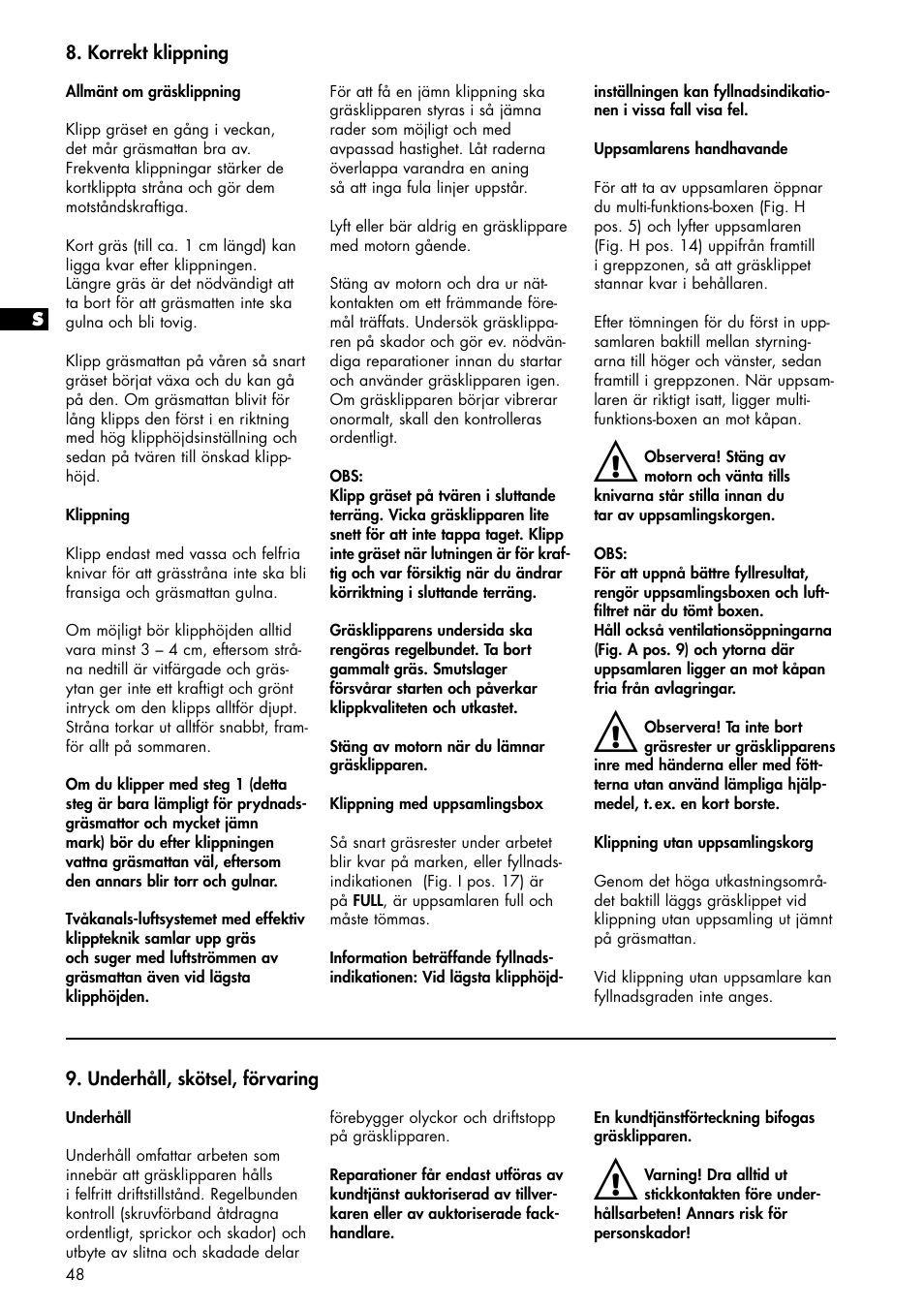 Brill 33 EF User Manual | Page 48 / 72