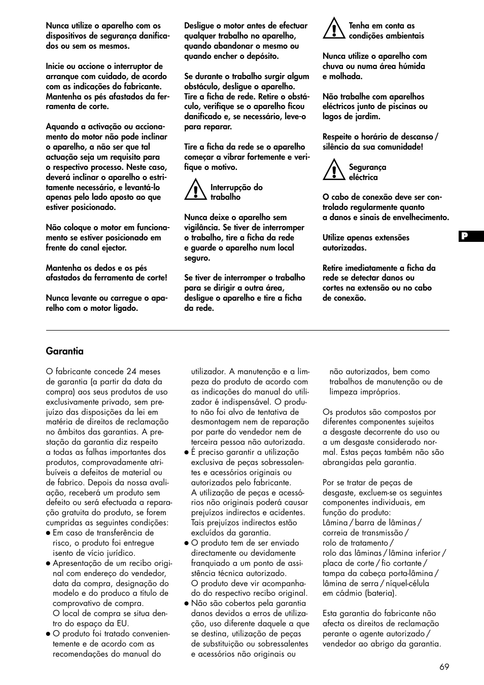 Brill 33 EF User Manual | Page 69 / 72