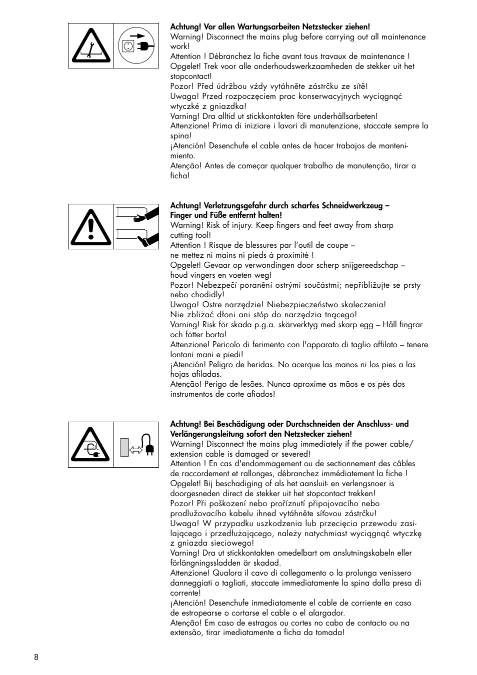 Brill 33 EF User Manual | Page 8 / 72