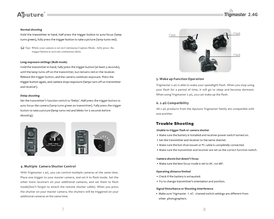 页 11 | Fotodiox Aputure Trigmaster User Manual | Page 5 / 6