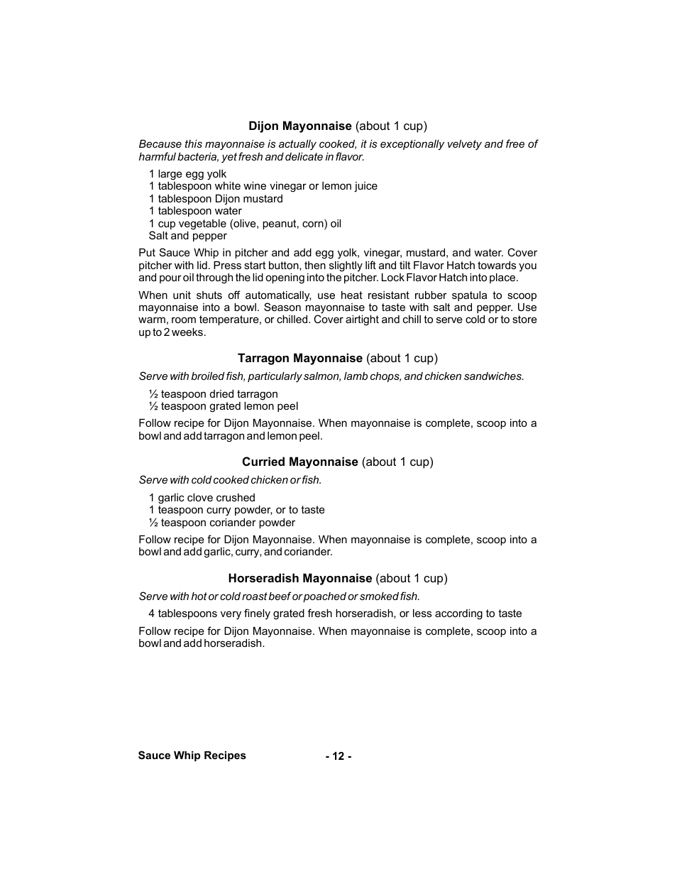 Gastroback 42414 Automatic Milk-foamer and sauces maker User Manual | Page 12 / 32