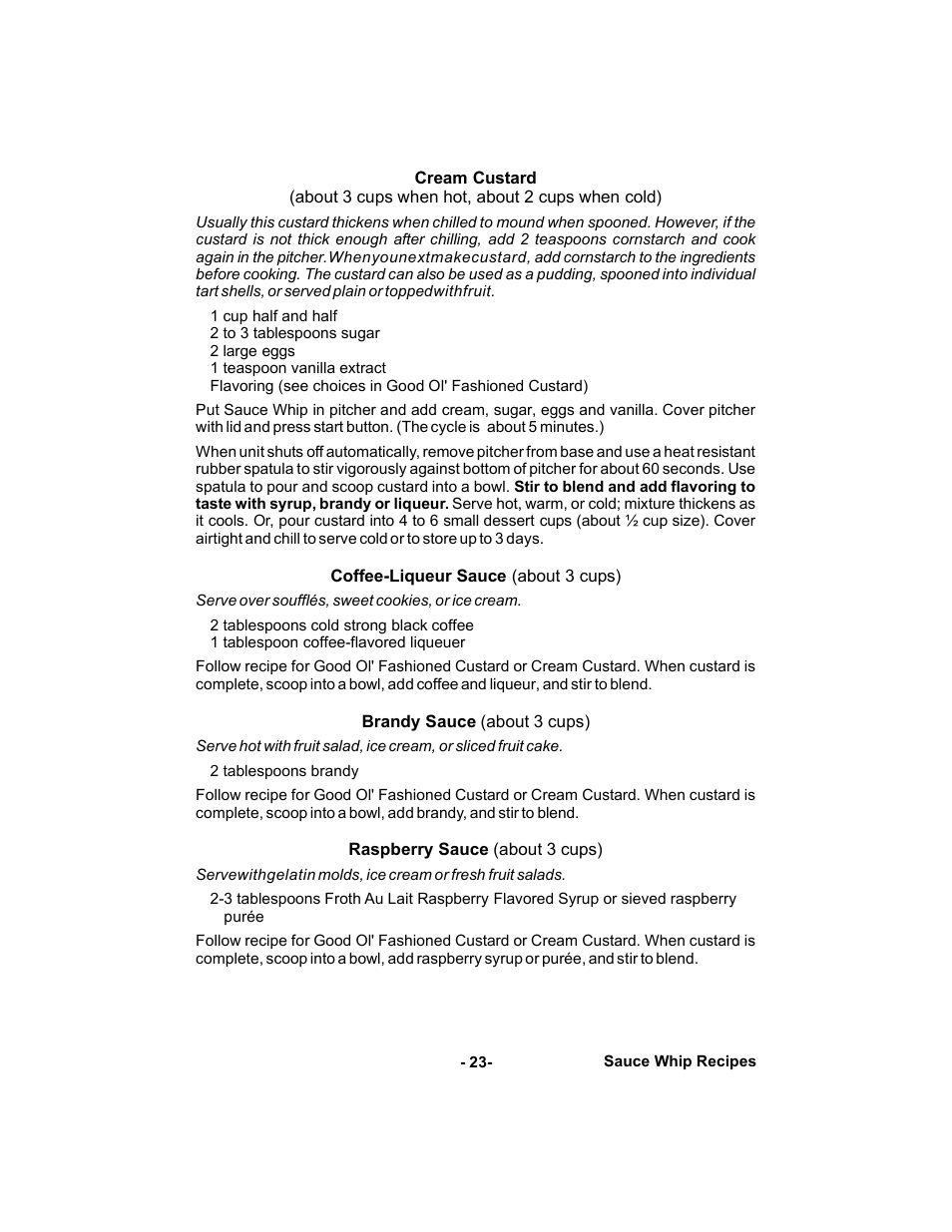 Gastroback 42414 Automatic Milk-foamer and sauces maker User Manual | Page 23 / 32