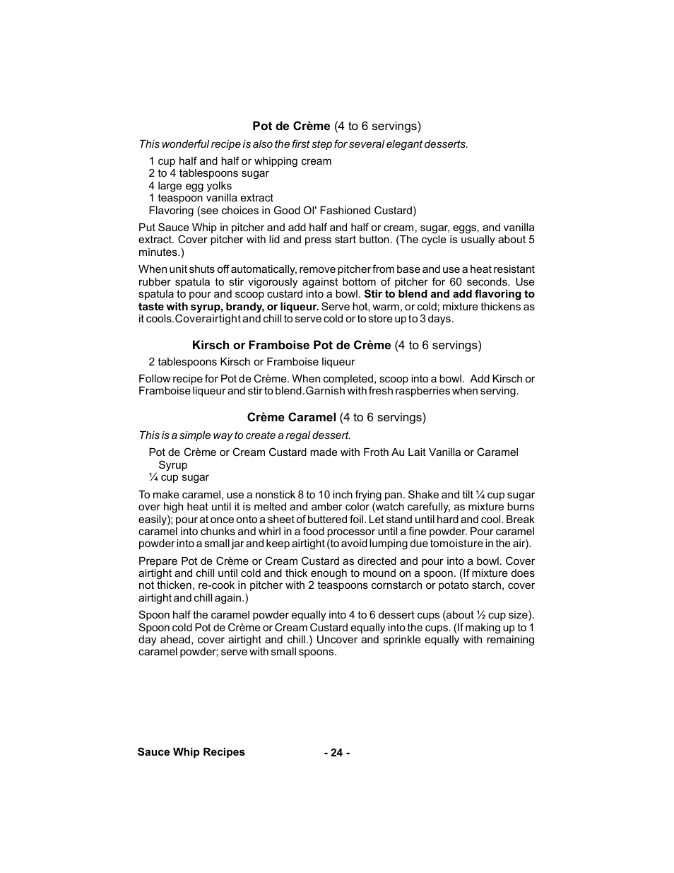 Gastroback 42414 Automatic Milk-foamer and sauces maker User Manual | Page 24 / 32