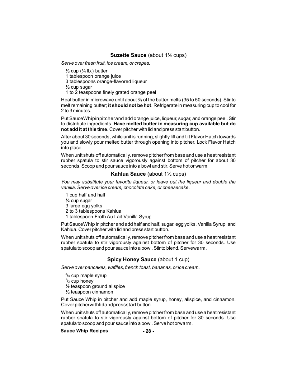 Gastroback 42414 Automatic Milk-foamer and sauces maker User Manual | Page 28 / 32