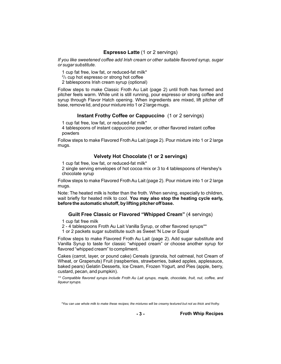 Gastroback 42414 Automatic Milk-foamer and sauces maker User Manual | Page 3 / 32
