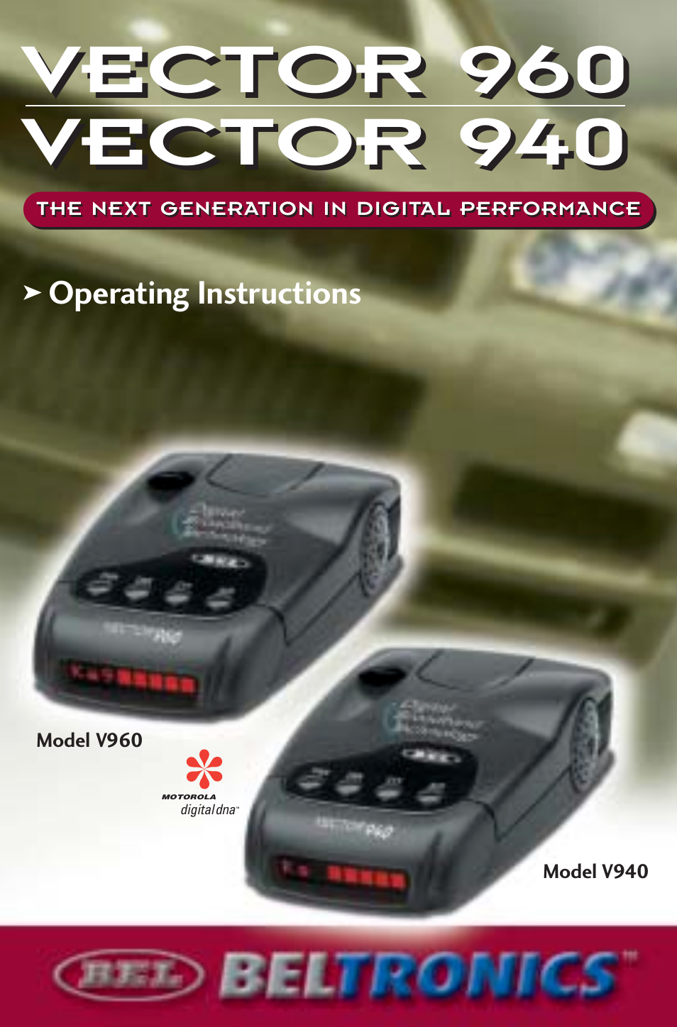 Beltronics 940 User Manual | 40 pages