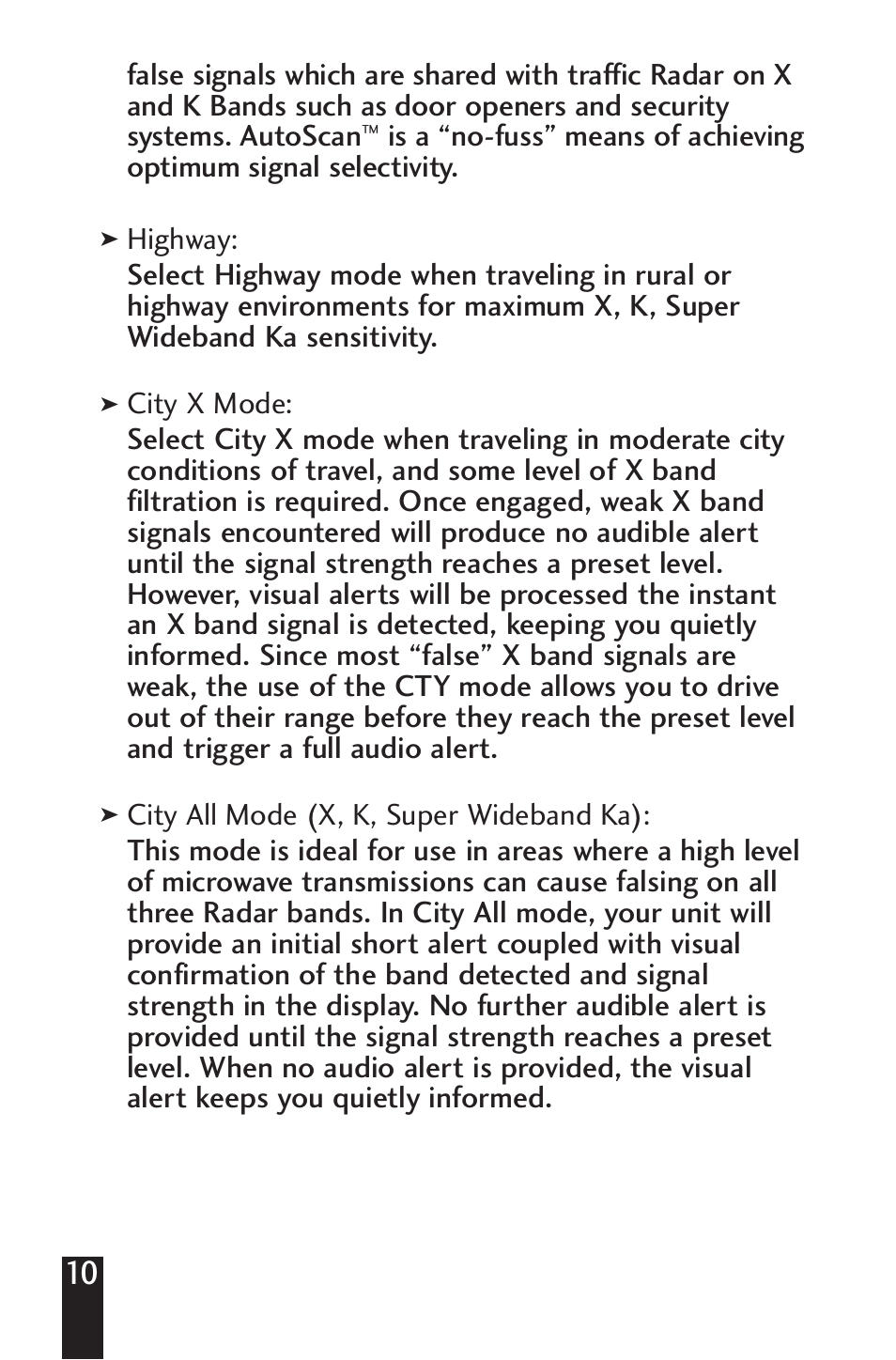 Beltronics 940 User Manual | Page 11 / 40