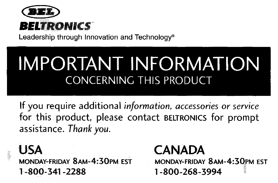 Beltronics 940 User Manual | Page 37 / 40
