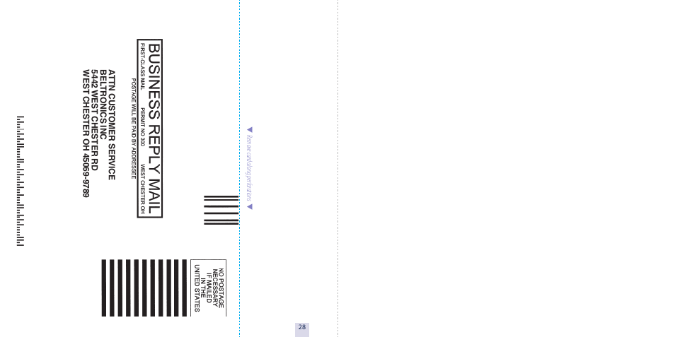 Beltronics V6 User Manual | Page 16 / 16