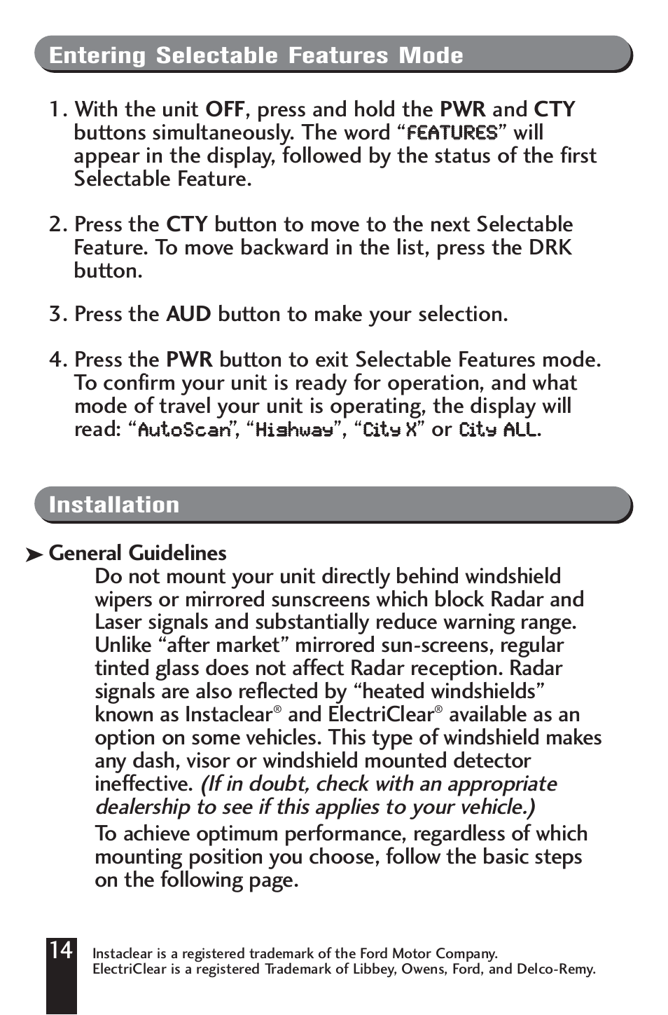 Beltronics V985 User Manual | Page 16 / 32