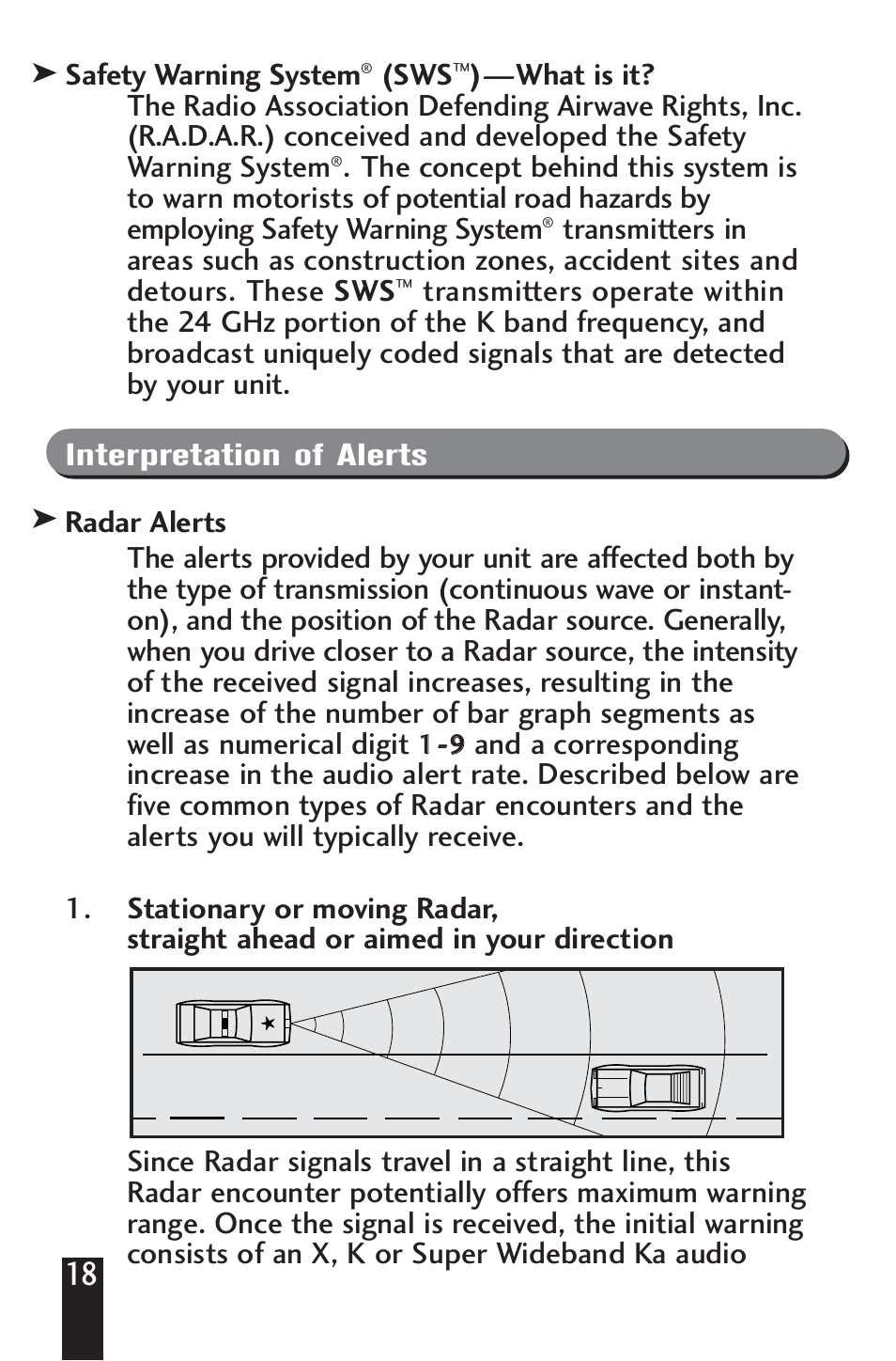 Beltronics V985 User Manual | Page 20 / 32