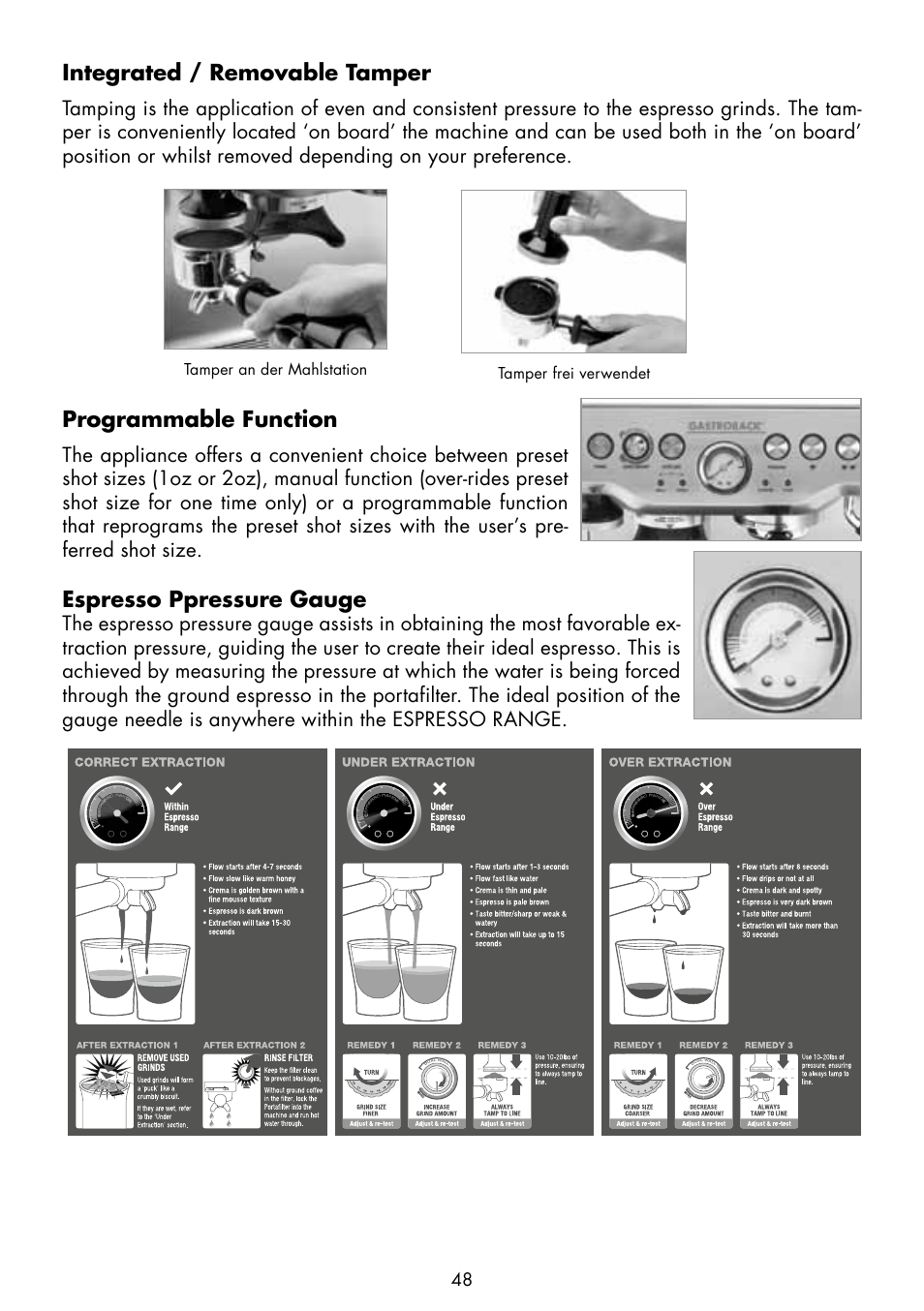 Gastroback 42620 Design Espresso Advanced - Barista Edition User Manual | Page 12 / 36