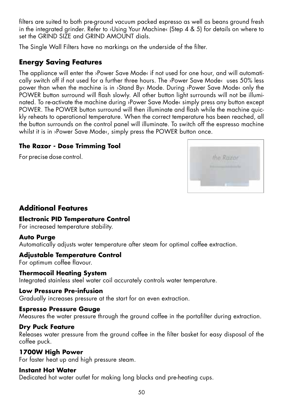 Gastroback 42620 Design Espresso Advanced - Barista Edition User Manual | Page 14 / 36