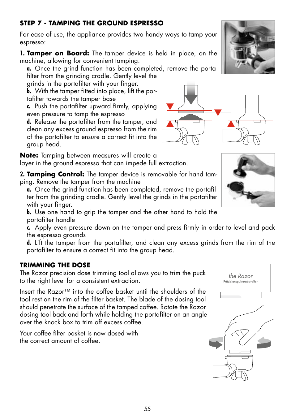 Gastroback 42620 Design Espresso Advanced - Barista Edition User Manual | Page 19 / 36