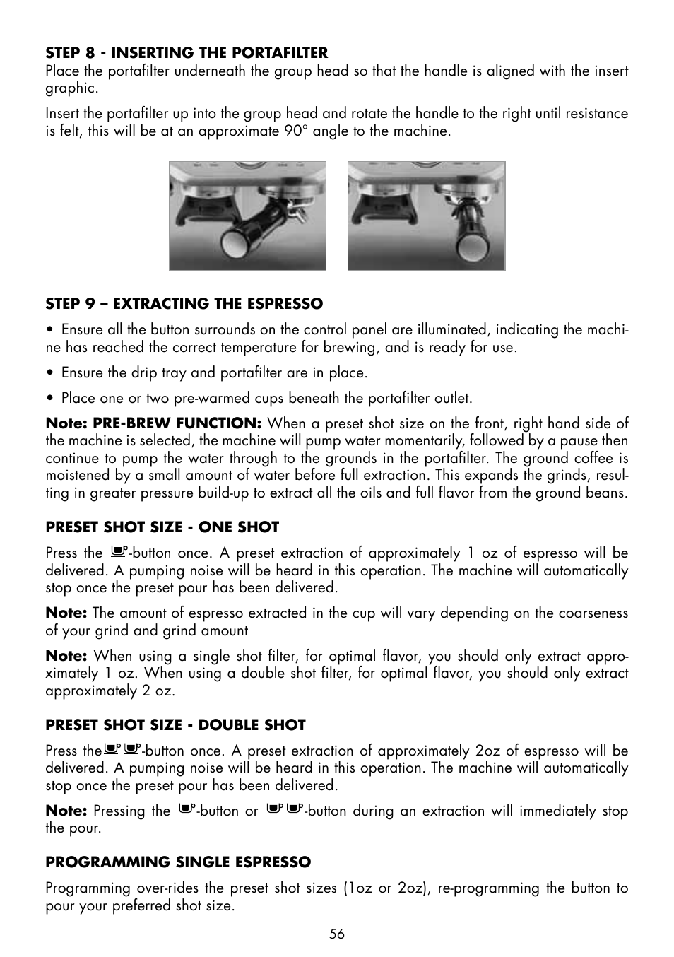 Gastroback 42620 Design Espresso Advanced - Barista Edition User Manual | Page 20 / 36