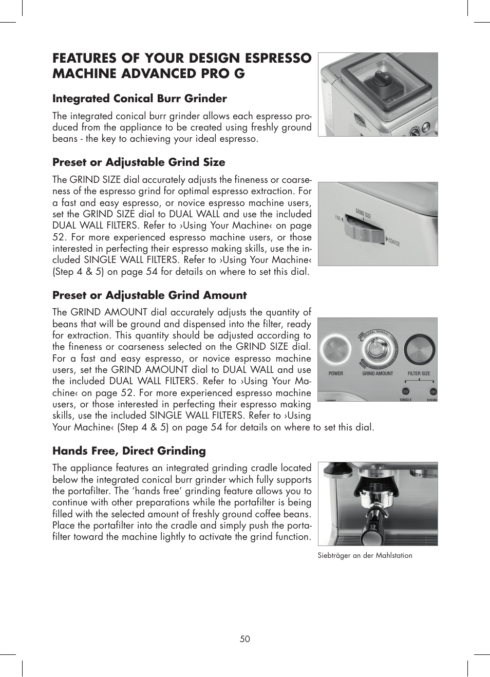 Gastroback 42612 Design Espresso Machine Advanced Pro G User Manual | Page 12 / 38