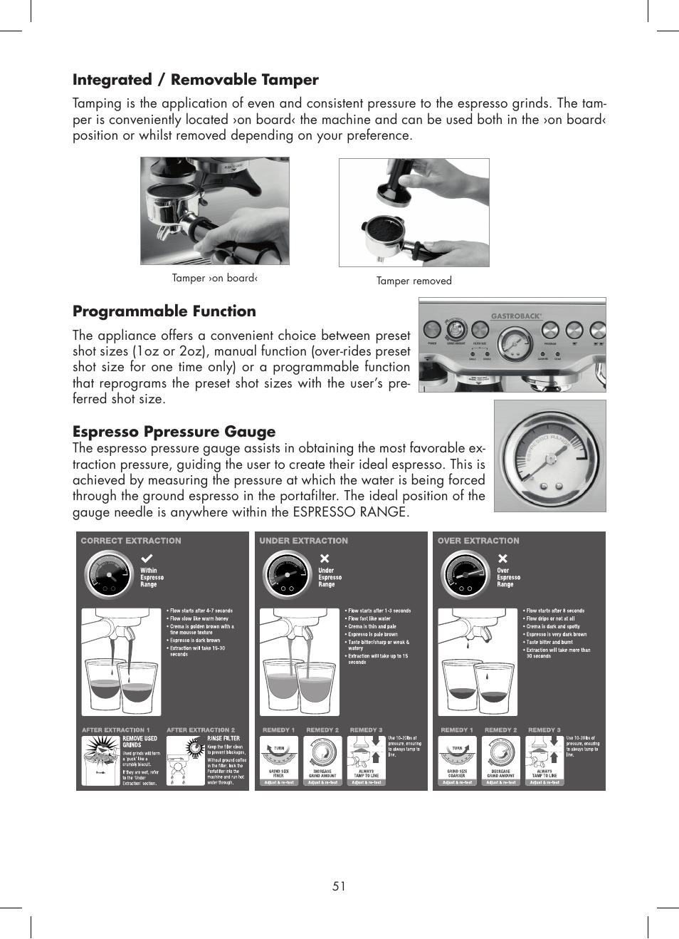 Gastroback 42612 Design Espresso Machine Advanced Pro G User Manual | Page 13 / 38