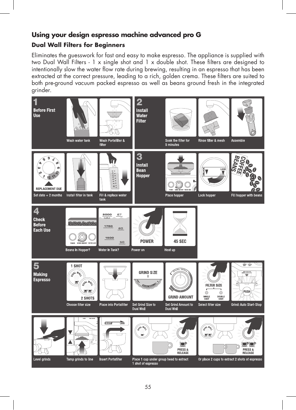 Gastroback 42612 Design Espresso Machine Advanced Pro G User Manual | Page 17 / 38
