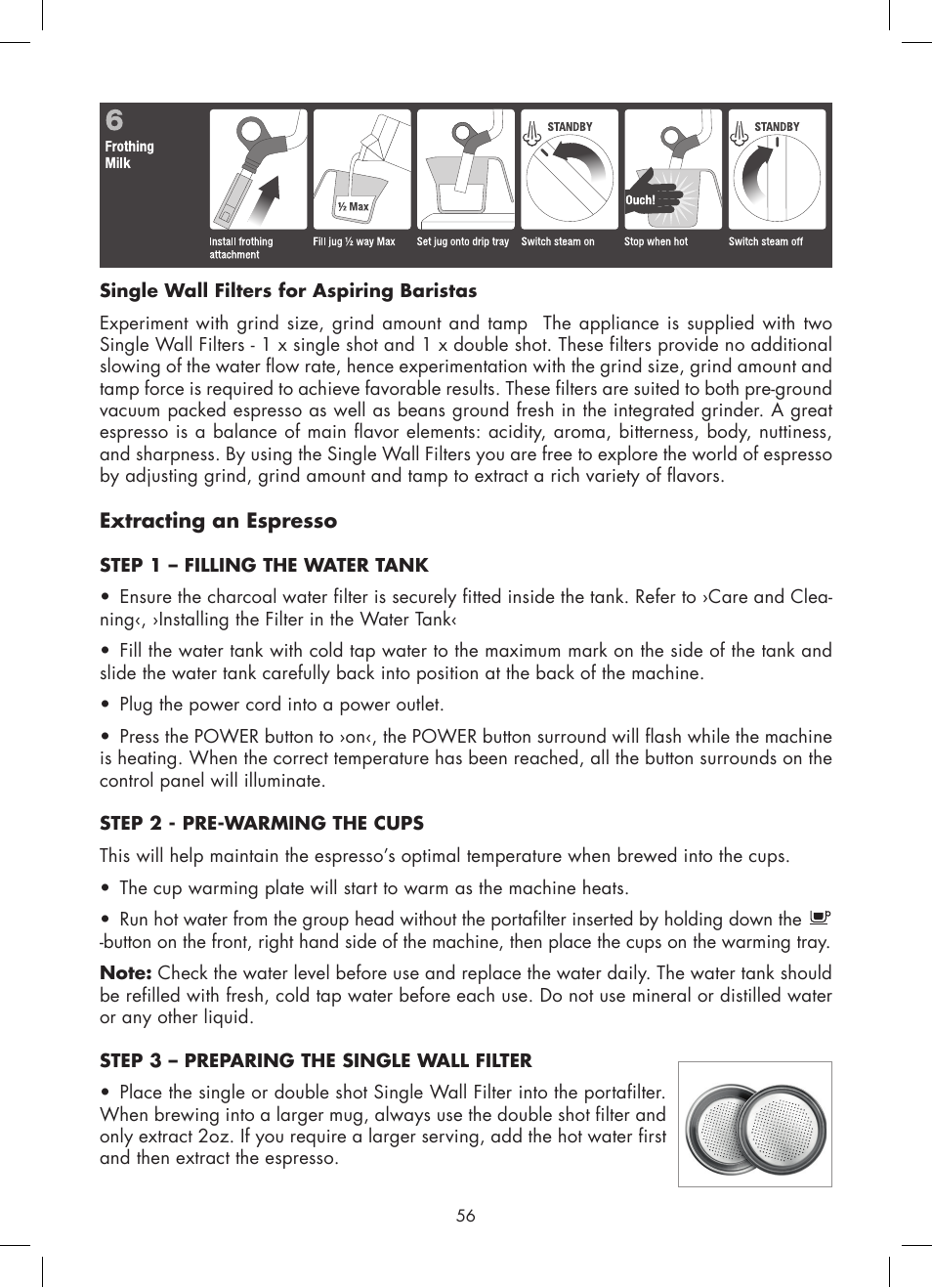Gastroback 42612 Design Espresso Machine Advanced Pro G User Manual | Page 18 / 38
