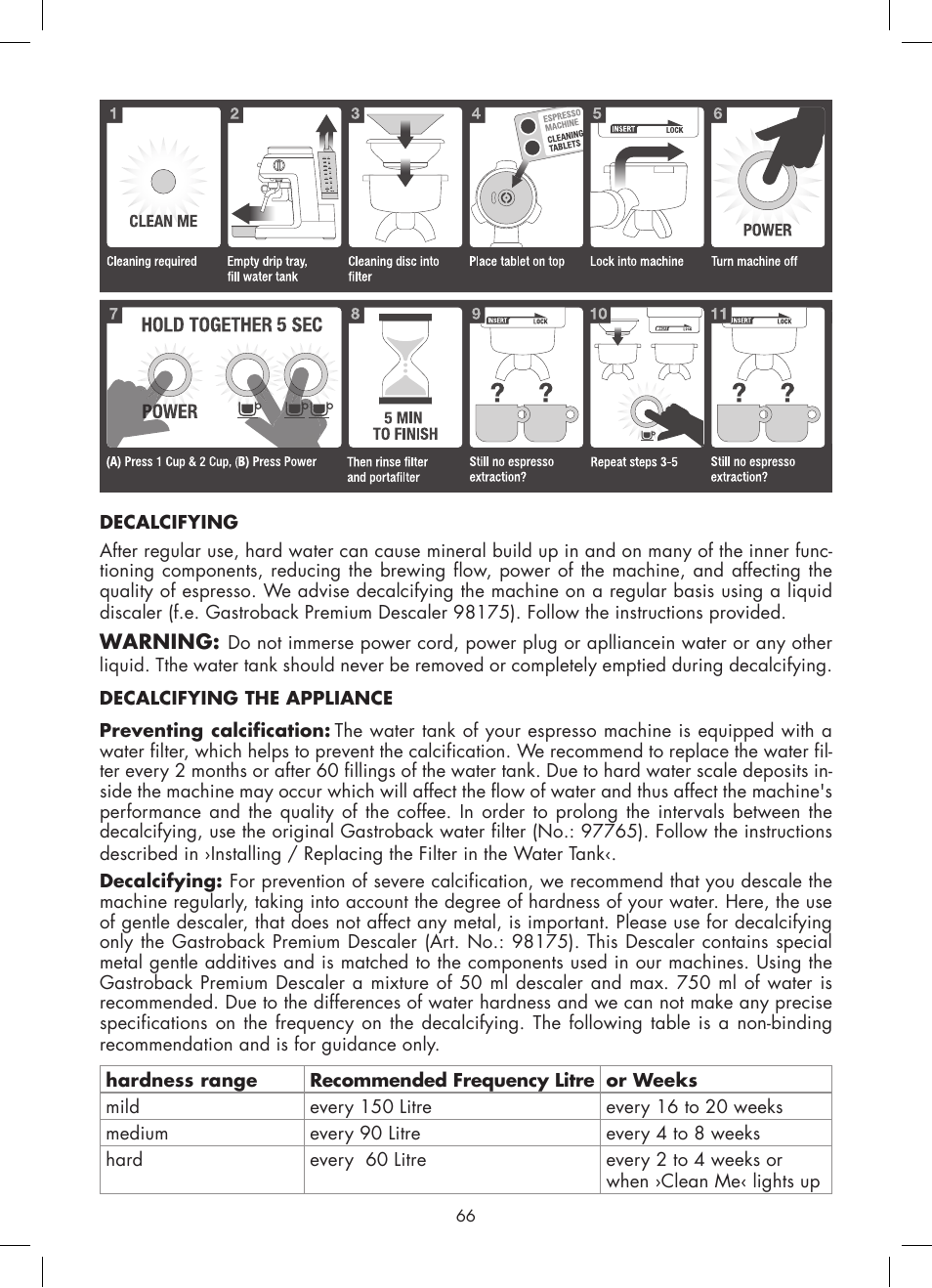 Gastroback 42612 Design Espresso Machine Advanced Pro G User Manual | Page 28 / 38