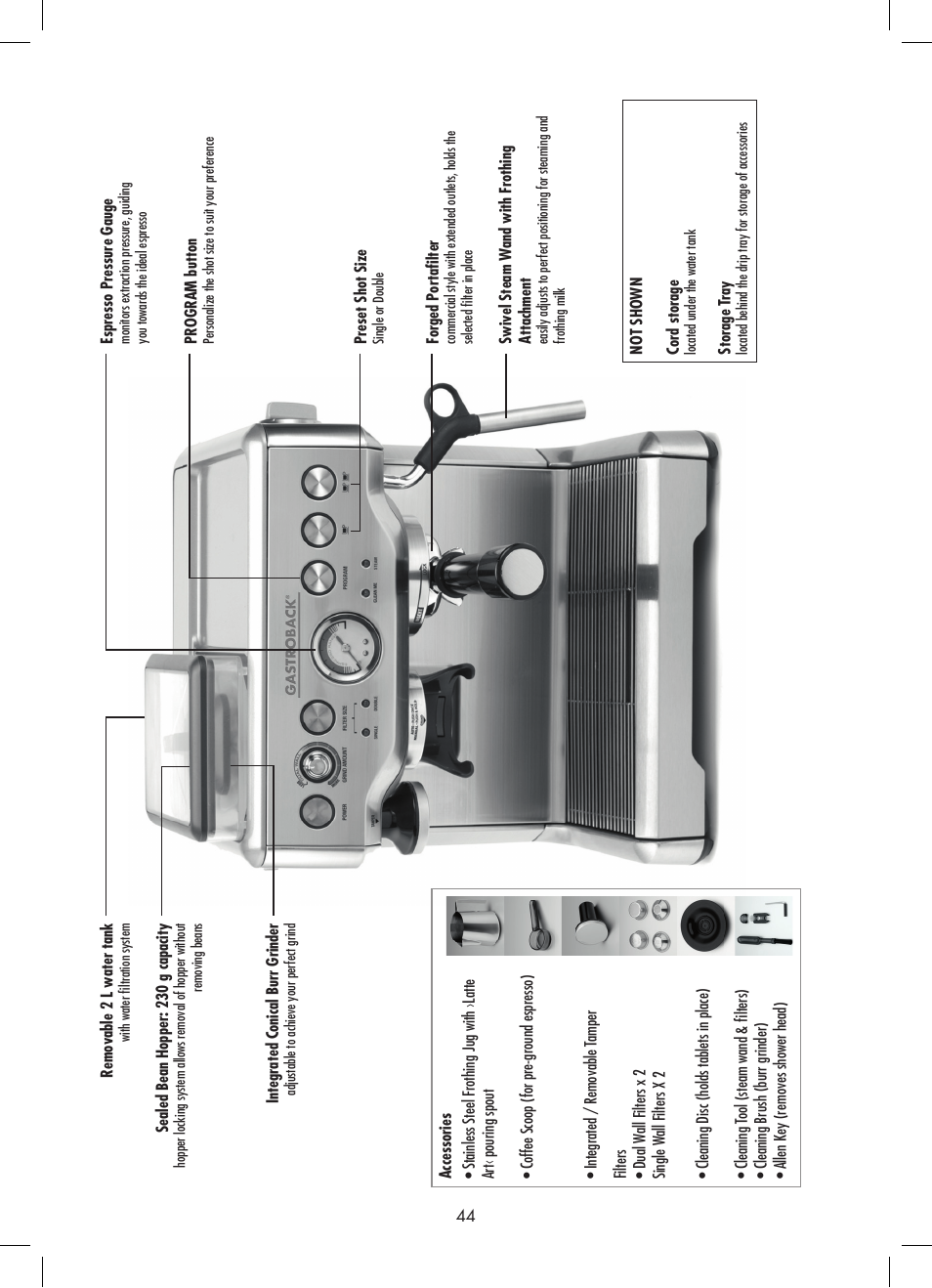 Gastroback 42612 Design Espresso Machine Advanced Pro G User Manual | Page 6 / 38