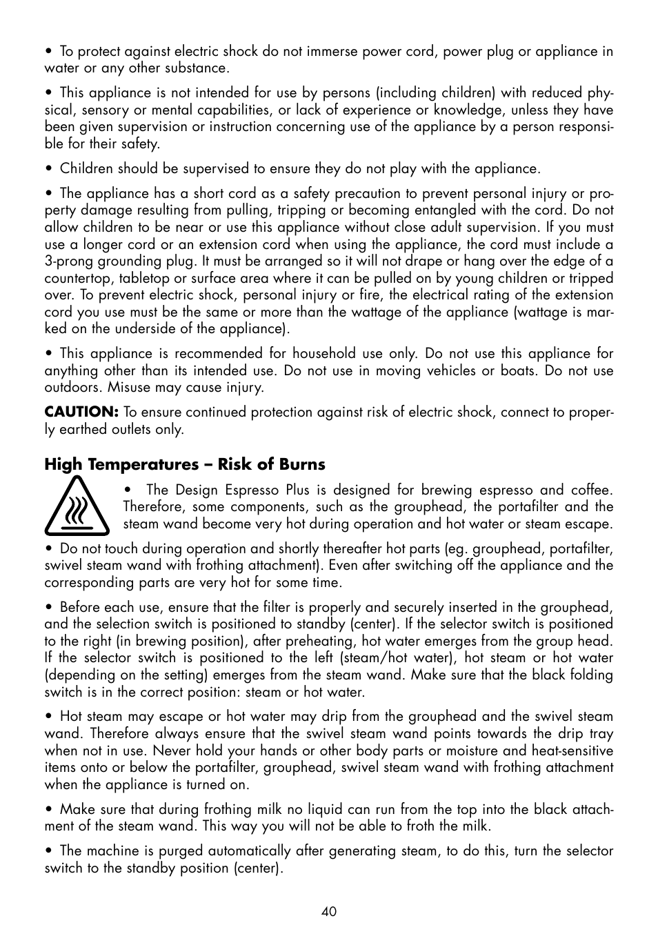 Gastroback 42606 Design Espresso Plus User Manual | Page 10 / 30