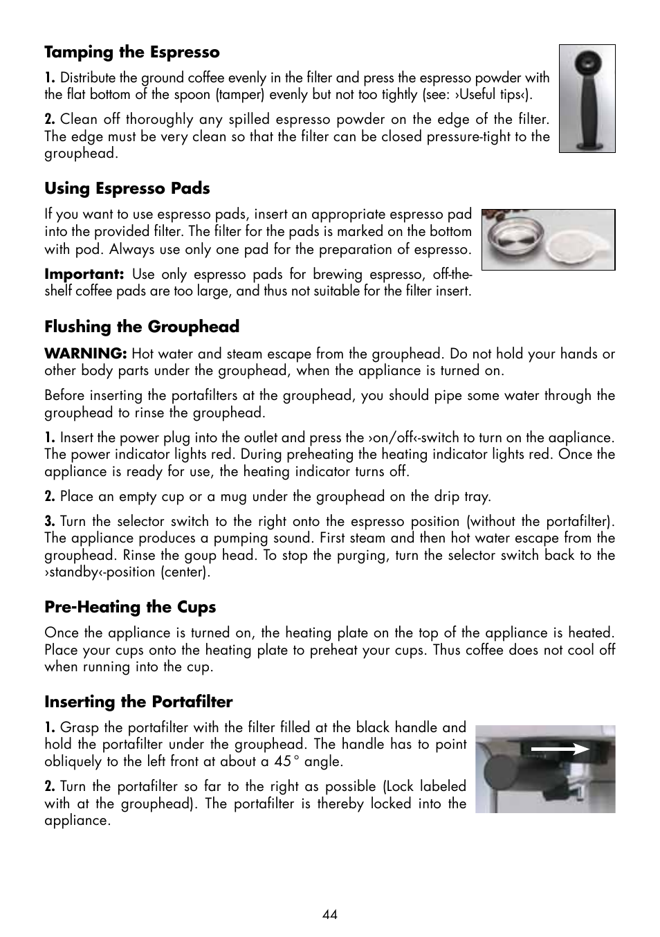 Gastroback 42606 Design Espresso Plus User Manual | Page 14 / 30
