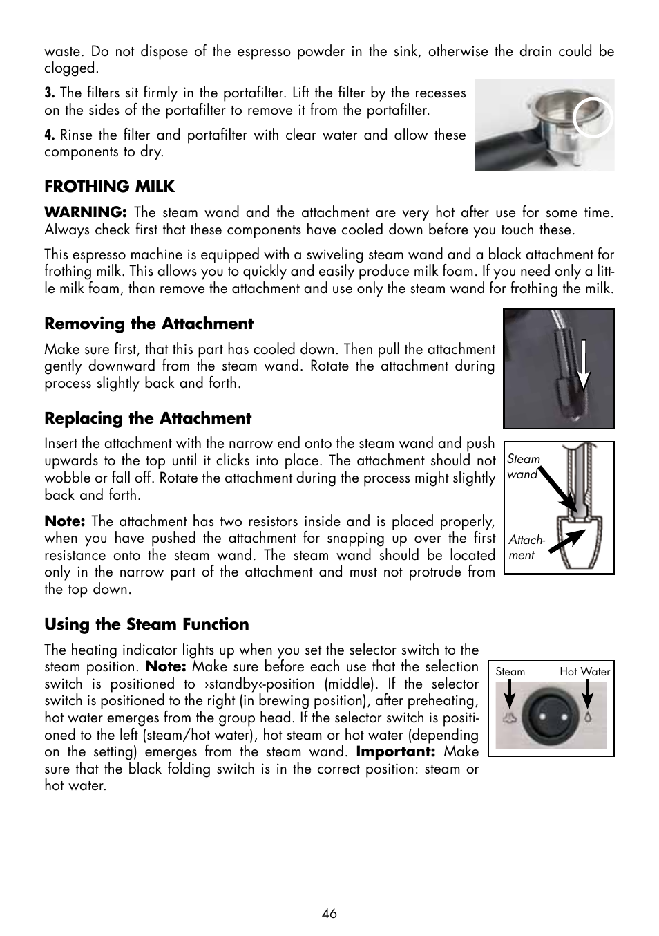 Gastroback 42606 Design Espresso Plus User Manual | Page 16 / 30