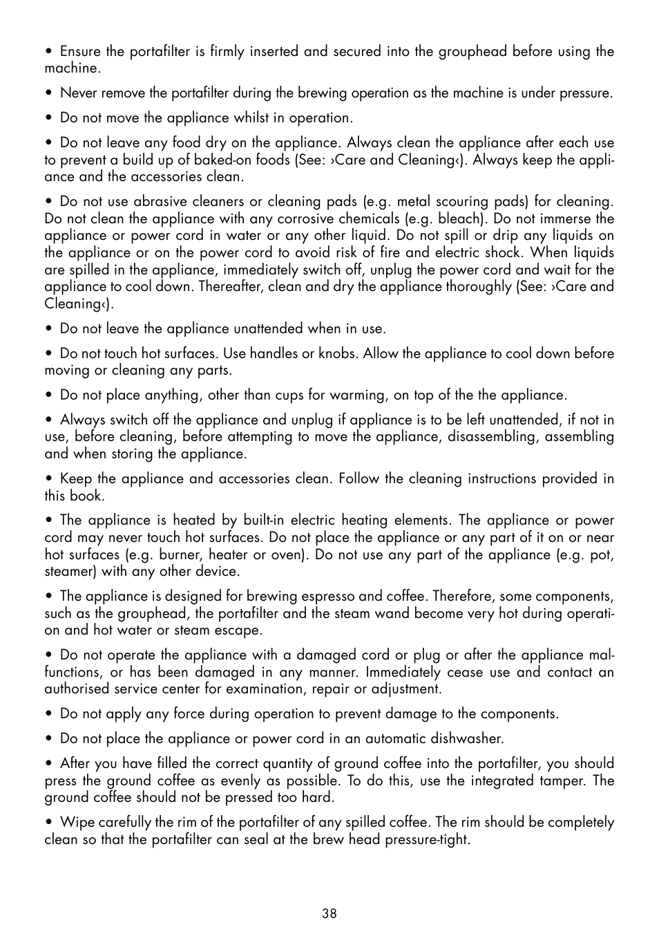 Gastroback 42606 Design Espresso Plus User Manual | Page 8 / 30