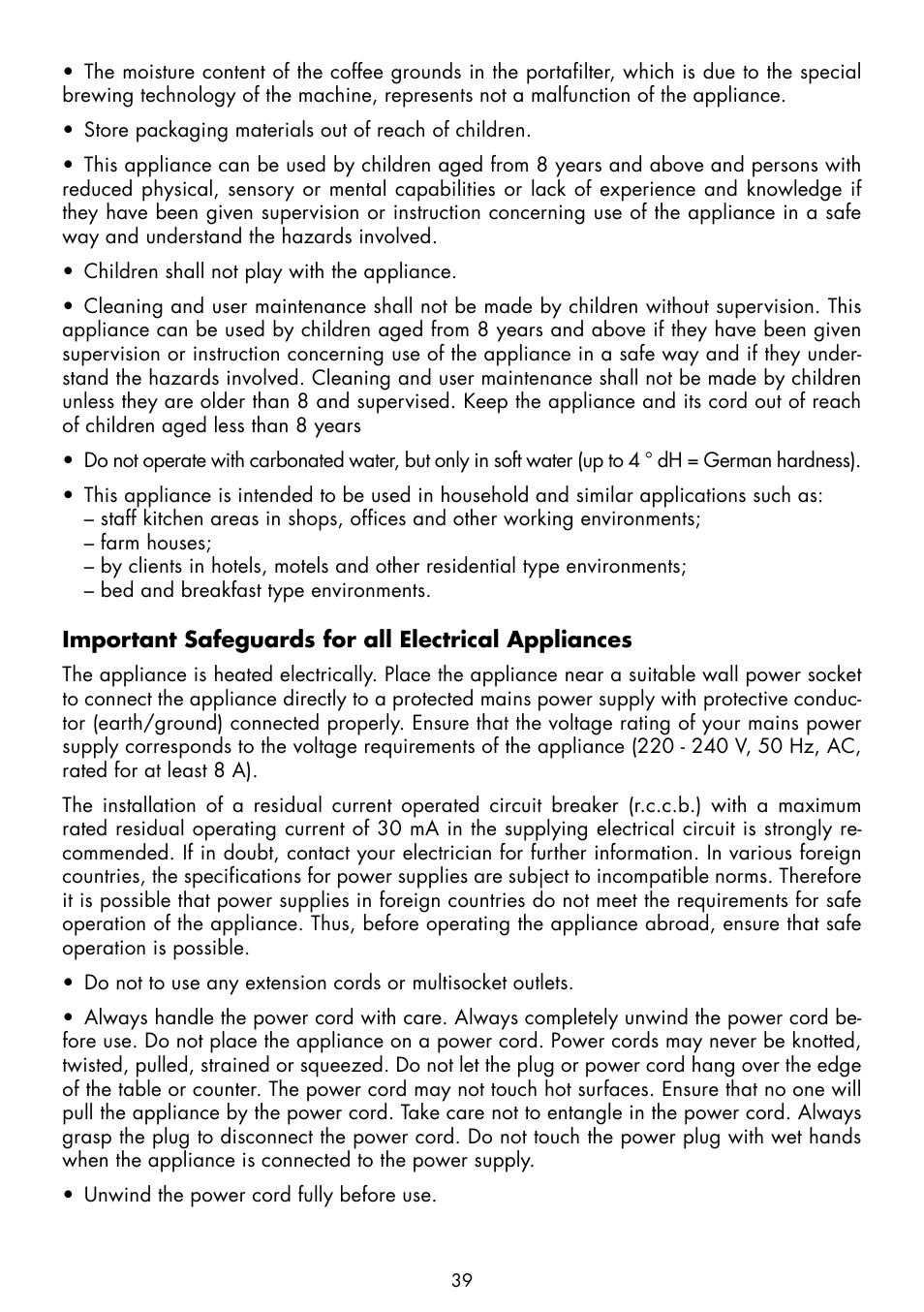 Gastroback 42606 Design Espresso Plus User Manual | Page 9 / 30