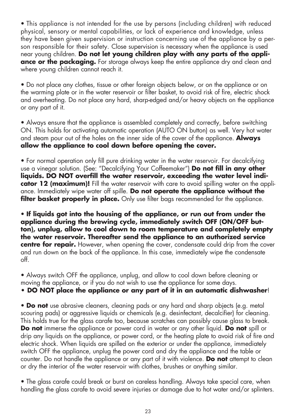 Gastroback 42703 Design Coffee Aroma Plus User Manual | Page 5 / 18