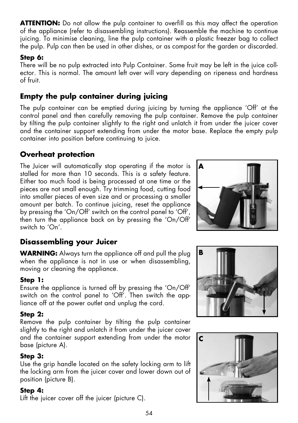 Gastroback 40138 Design Multi Juicer Digital - Smoothie User Manual | Page 16 / 36