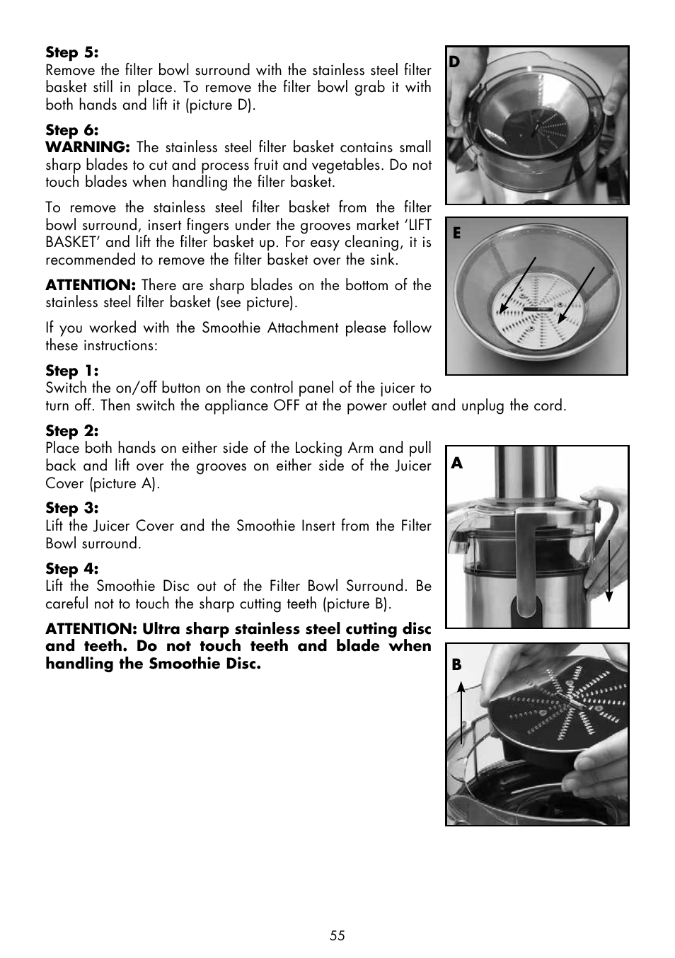 Gastroback 40138 Design Multi Juicer Digital - Smoothie User Manual | Page 17 / 36