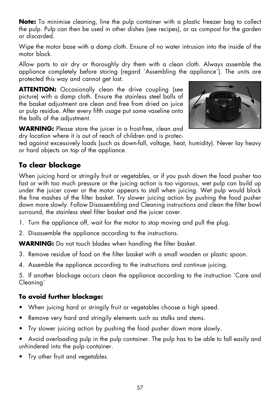 Gastroback 40138 Design Multi Juicer Digital - Smoothie User Manual | Page 19 / 36