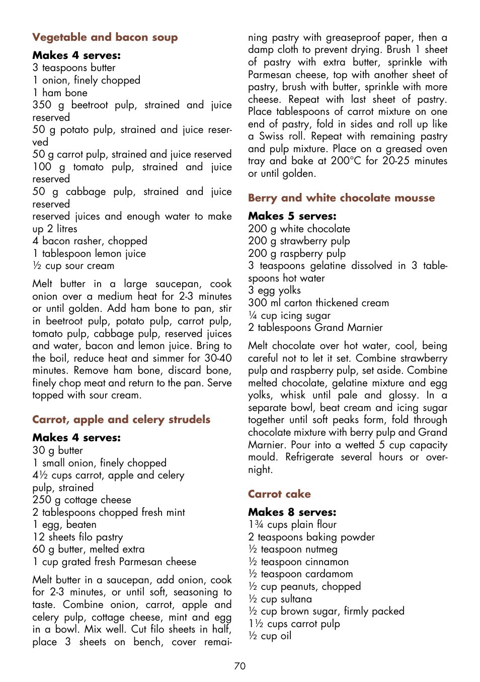 Gastroback 40138 Design Multi Juicer Digital - Smoothie User Manual | Page 32 / 36