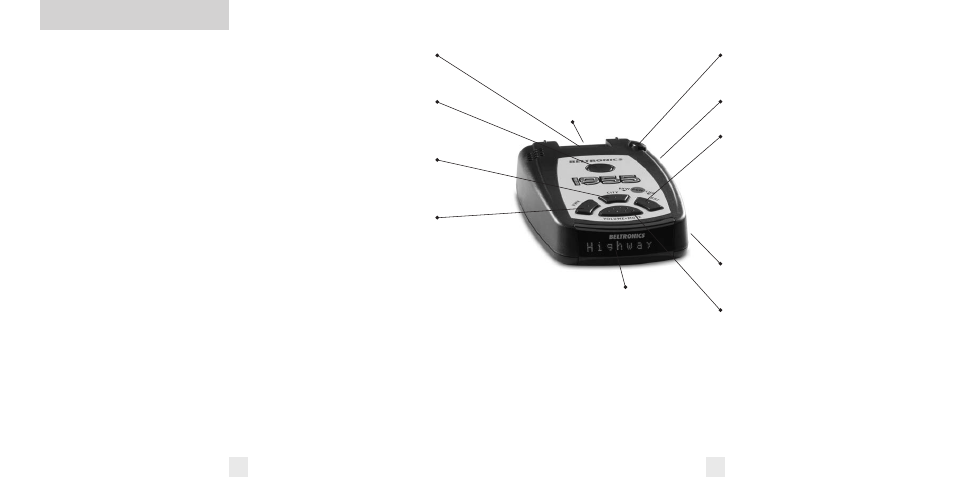 Quick reference guide | Beltronics V955 User Manual | Page 4 / 16