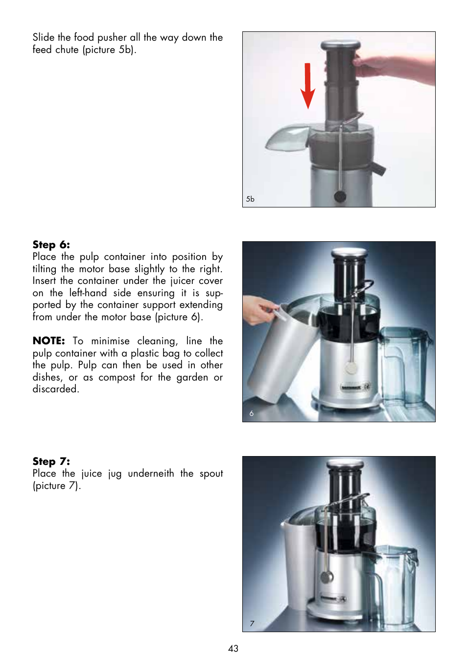 Gastroback 40126 Design Juicer Pro User Manual | Page 11 / 32