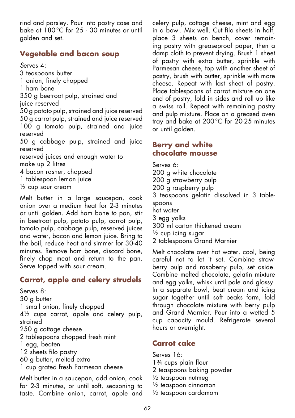 Gastroback 40126 Design Juicer Pro User Manual | Page 30 / 32