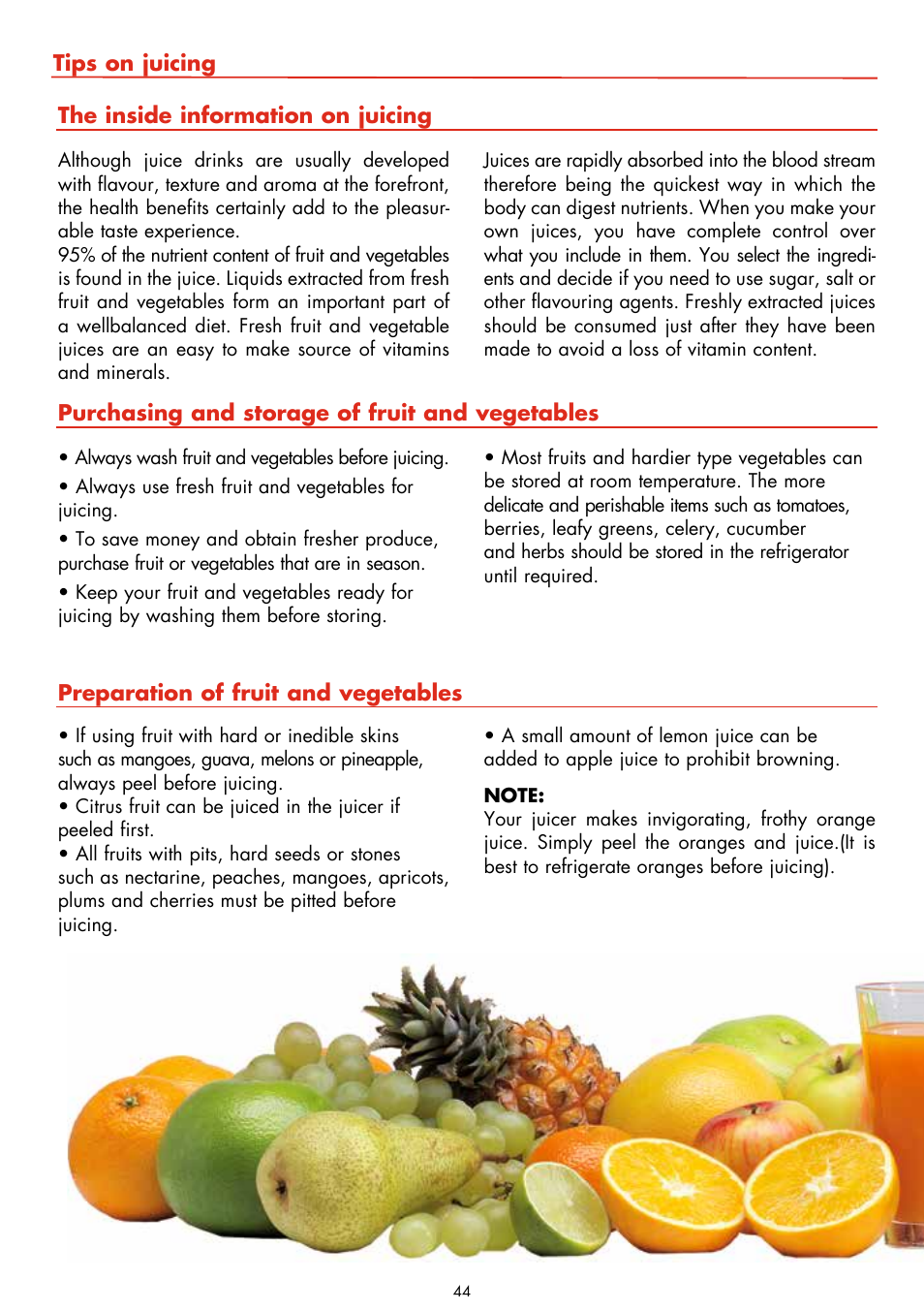 Gastroback 40123 Design Juicer User Manual | Page 14 / 26