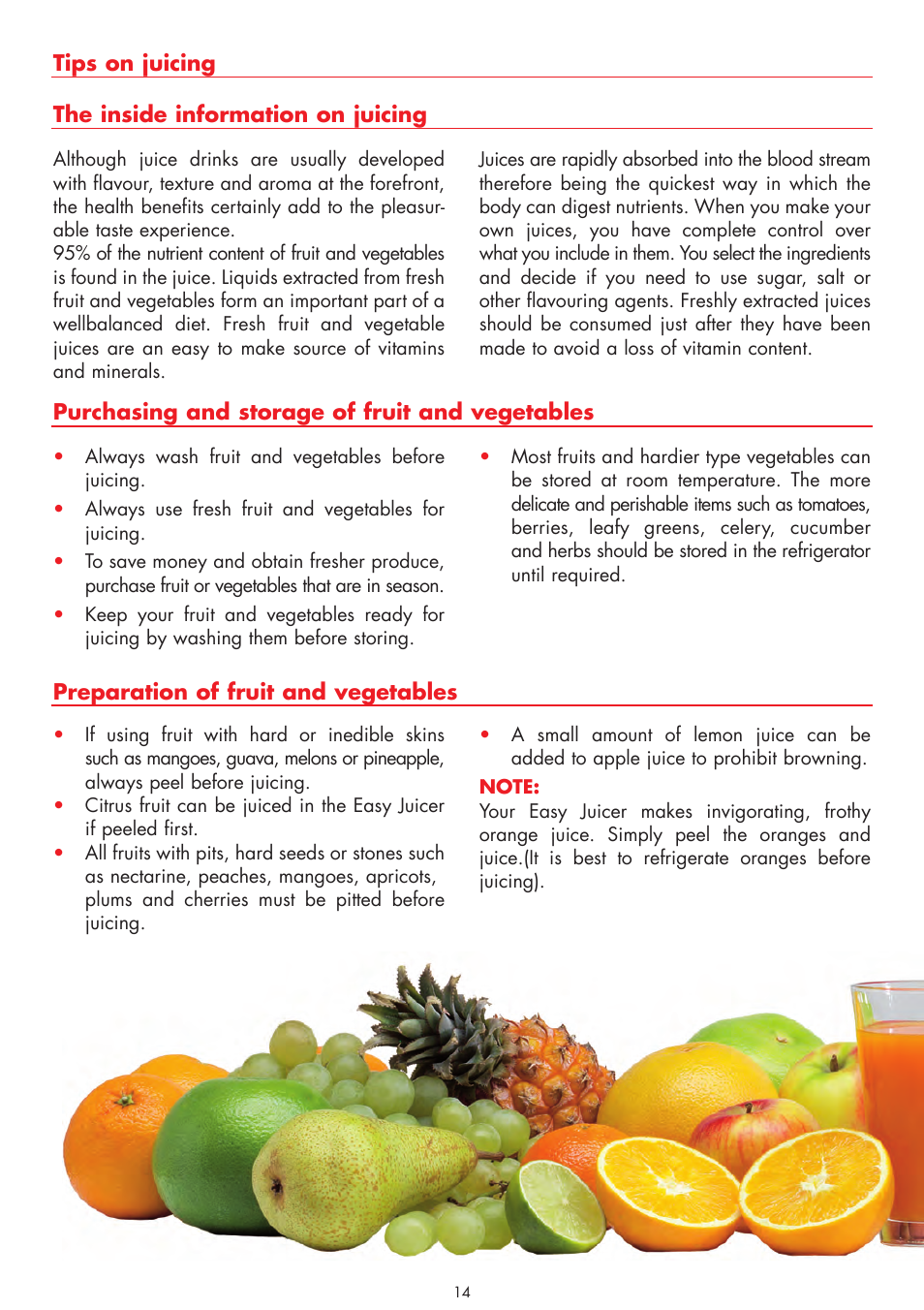 Gastroback 40118 Easy Juicer User Manual | Page 14 / 28