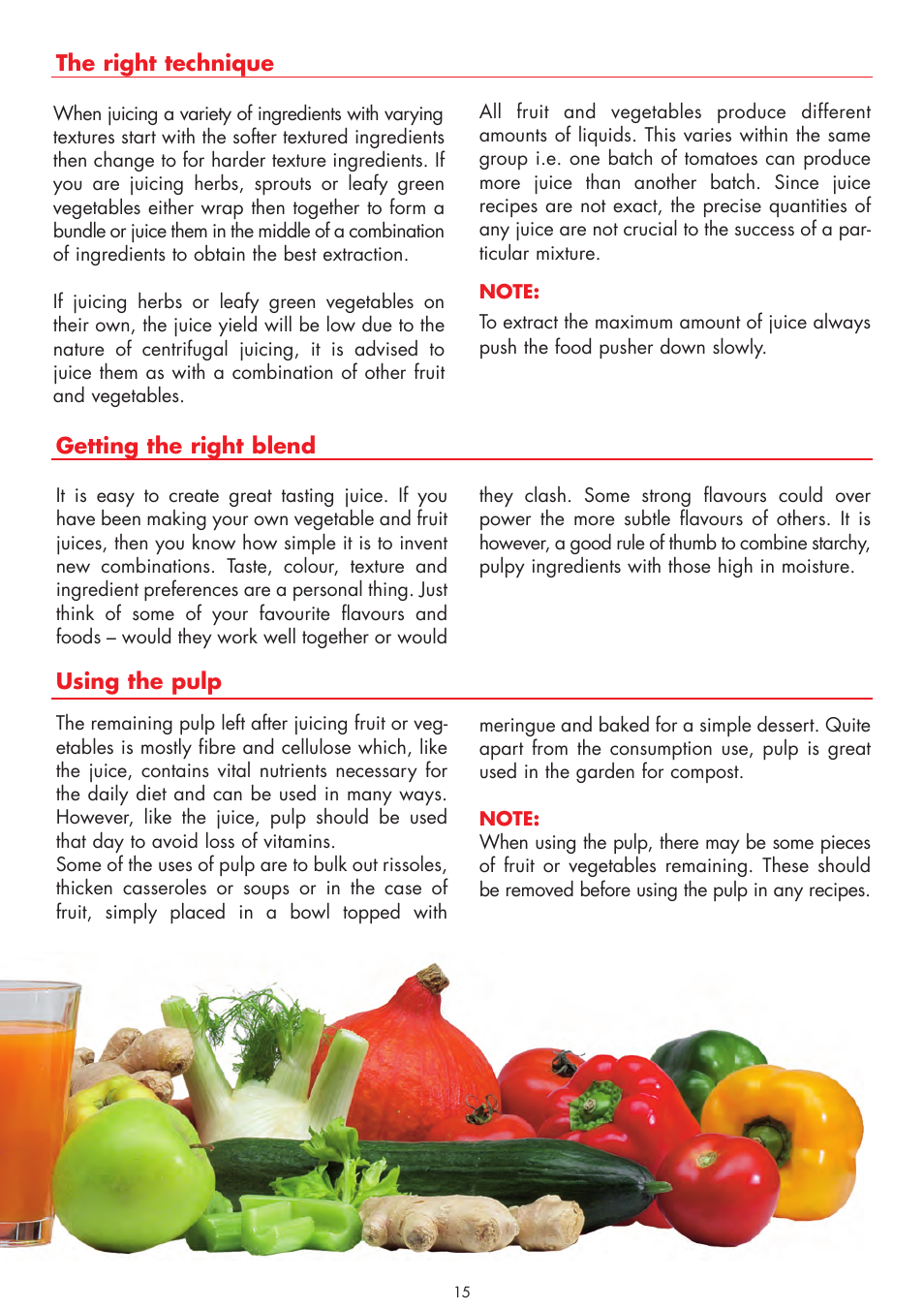 Gastroback 40118 Easy Juicer User Manual | Page 15 / 28