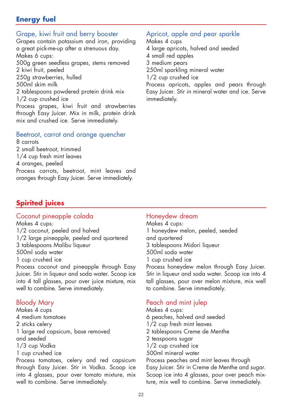 Gastroback 40118 Easy Juicer User Manual | Page 22 / 28