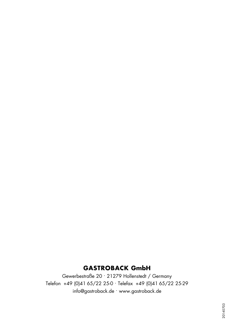 Gastroback gmbh | Gastroback 40117 Vital Juicer Pro User Manual | Page 24 / 24