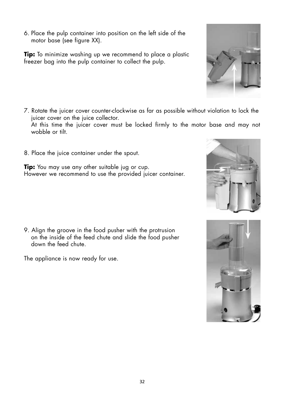 Gastroback 40117 Vital Juicer Pro User Manual | Page 8 / 24